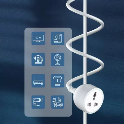 كابل تمديد طاقة 5 متر 2500 واط من LDNIO موديل SC1017