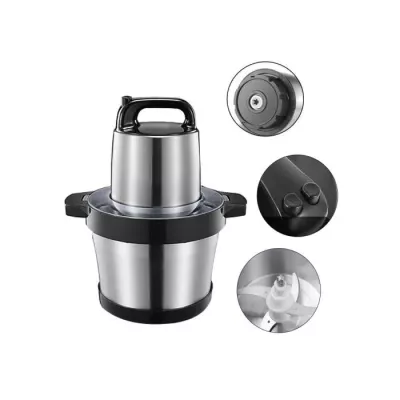 مفرمة لحوم وخضروات ستانلس ستيل قوة 3500 واط، سعة 8 لتر