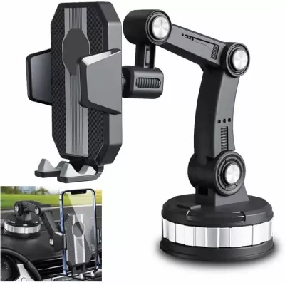 حامل موبايل للسيارة قابل للدوران 360 درجة لجميع الهواتف
