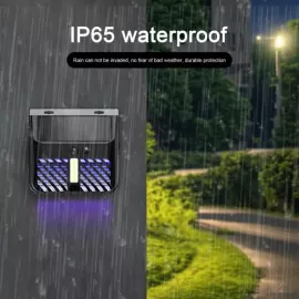 صاعق ناموس 2 في 1 مصباح كشاف يعمل بالطاقة الشمسية مع جهاز قتل الحشرات المدمج