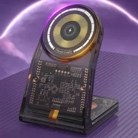 حامل شاحن لاسلكي مغناطيسي 3 في 1