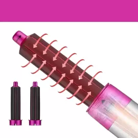 مصفف شعر 5 في 1 متعدد الوظائف تمليس تجعيد تجفيف وتدليك