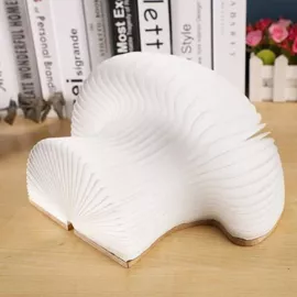 مصباح على شكل فطر مصباح ورقي قابل للطي مع USB