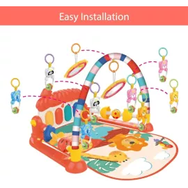 سجادة ألعاب موسيقية مع بيانو وألعاب معلقة للأطفال