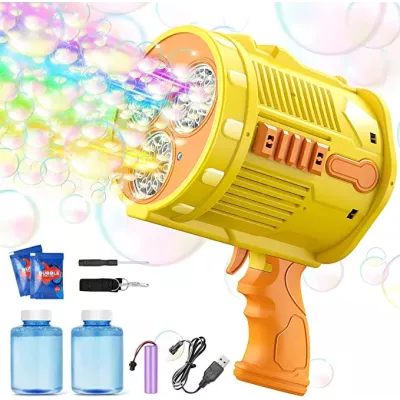 منفاخ فقاعات ملون مزود ببطارية قابلة لإعادة الشحن