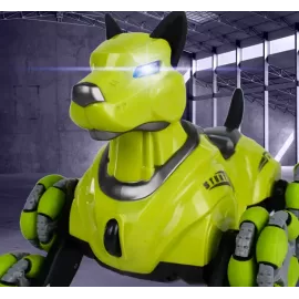 لعبة كلب آلي بتحكم عن بعد وصوت ضوء – هدية روبوتية مثالية