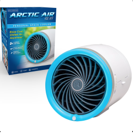 مبرد هواء محمول Arctic Air Ice Jet – 3 سرعات مع إضاءة LED وخزان مياه