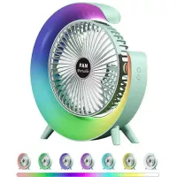 مبرد هواء محمول Arctic Air Ice Jet – 3 سرعات مع إضاءة LED وخزان مياه