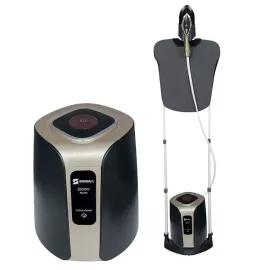 مكواة بخار عمودية سايونا 2500 واط مع طاولة كي مدمجة وشاشة ذكية