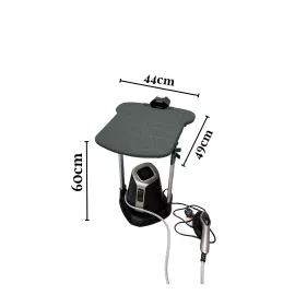 مكواة بخار عمودية سايونا 2500 واط مع طاولة كي مدمجة وشاشة ذكية